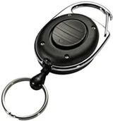 Artykuły biurowe - Durable 819801 JOJO Style kółko na klucze z lampka LED, czarny, 1 szt. 819801 - miniaturka - grafika 1