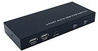 Przełączniki KVM - AISENS AISENS - A111-0400 - HDMI KVM Switch 4K@60Hz USB 1U-2PC z zasilaczem, czarny IN-GB-A0032648 - miniaturka - grafika 1