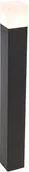 Lampy ogrodowe - QAZQA Nowoczesna lampa zewnętrzna 70cm czarna klosz matowy - Denmark - miniaturka - grafika 1