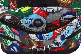 St. Majewski Plecak 17" 4 komory BP4 Bottle Caps St.Right 712592 - Plecaki - miniaturka - grafika 7