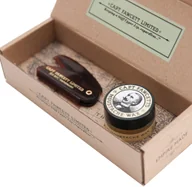 Kosmetyki i akcesoria do pielęgnacji brody - CAPT FAWCETT CAPTAIN FAWCETT Zestaw Sandalwood Wosk + Składany Grzebień do Wąsów - miniaturka - grafika 1