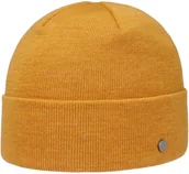 Czapki damskie - Merino Czapka z Mankietem Fine by Lierys, musztardowy, One Size - miniaturka - grafika 1