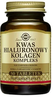 Solgar POLSKA SP Z O.O Kwas Hialuronowy 120 mg 30 tabletek - Ochrona stawów - miniaturka - grafika 3