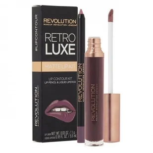 REVOLUTION Retro Luxe Kits Matte Royal MAKE UP REVOLUTION - Pozostałe kosmetyki - miniaturka - grafika 6
