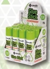 ZENITH Klej w sztyfcie transparentny 25g 401317003 ZENITH - Kleje biurowe - miniaturka - grafika 2