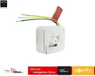 SOMFY Somfy 1811251 / 2401161 Pakiet miniaturowy odbiornik RTS do sterowania oświetleniem 2401161 - Systemy inteligentnych domów - miniaturka - grafika 2