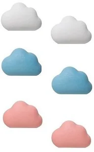 Qualy Clouds 6 Szt Wielokolorowe Magnesy Na Lodówkę Plastikowe Wh - Pozostałe akcesoria kuchenne Qualy Clouds 6 Szt Wielokolorowe Magnesy Na Lodówkę Plastikowe Wh - Pozostałe akcesoria kuchenne - miniaturka - grafika 1