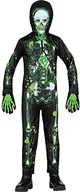 Stroje karnawałowe - Widmann Widmann - Kostium dziecięcy szkielet toksyczny, 2-częściowy, czaszka, kości, kostium, przebranie, impreza tematyczna, karnawał, Halloween 98267 - miniaturka - grafika 1