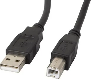LANBERG Kabel USB 2.0 Lanberg AM-BM Ferryt 1m czarny CA-USBA-11CC-0010-BK - Kable USB - miniaturka - grafika 3