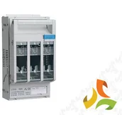 Bezpieczniki elektryczne - HAGER Rozłącznik bezpiecznikowy 3x160A 3P NH00, LT050 HAGER LT050/HAG - miniaturka - grafika 1