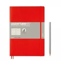 Leuchtturm Notatnik B5 w linie czerwony - Szkolne artykuły papiernicze - miniaturka - grafika 5