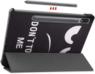 Samsung Alogy Etui na tablet Alogy Book Cover do Galaxy Tab S7 S8 11.0 T870 T875 T876B X700 X706 Dont Touch My Pad 11367X46794 - Etui do tabletów - miniaturka - grafika 5