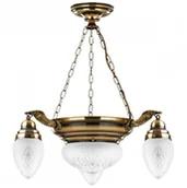 Lampy sufitowe - Kemar Lampa wisząca Azero - 3xE27/60W/230V + 1xE27/100W/230V - miniaturka - grafika 1