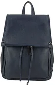Torebki damskie - Barberini's Plecak damski skórzany - Barberini's - Granatowy 513-4 - miniaturka - grafika 1
