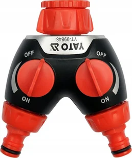 YATO Zawór ogrodowy podwójny YT-99848 - Inne akcesoria do nawadniania YATO Zawór ogrodowy podwójny YT-99848 - Inne akcesoria do nawadniania - miniaturka - grafika 2