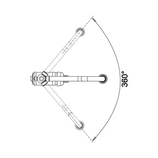 Blanco TRADON chrom 515990 - Baterie kuchenne - miniaturka - grafika 4