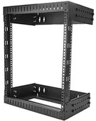 Akcesoria do serwerów - Startech .COM 12 HE Wandmontage Server Rack 30,5  51 cm głębokości Open Frame Rack sieciowego 2 Post Rack RK12WALLOA - miniaturka - grafika 1