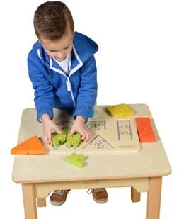 Masterkidz Drewniane Puzzle Dla Dzieci Nauka Kształtów Figury Geometryczne Masterkidz ME03737 - Zabawki interaktywne dla dzieci - miniaturka - grafika 7