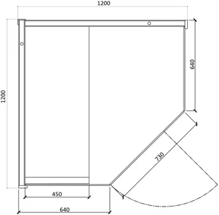 Home&Garden Sauna fińska narożna EA2C Natural z piecem 943354 - Sauny - miniaturka - grafika 3