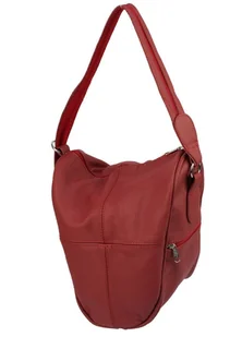 Magre (PL) Plecak Skórzany (PL) JOWITA Skóra Naturalna Licowa BORDOWY - Torebki damskie - miniaturka - grafika 3