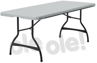 LIFETIME STÓŁ SKŁADANY DO PIĘTROWANIA 183 CM BIAŁ. GRANIT 80272 / - Stoły ogrodowe - miniaturka - grafika 3