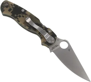 Spyderco Nóż Spyderco Para Military 2 G-10 Camo Plain (C81GPCMO2) - Noże - miniaturka - grafika 4