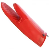 Akcesoria do grilla - Mastrad WYPRZEDAŻ! RĘKAWICA KUCHENNA Z BAWEŁNIANĄ WKŁADKĄ SILIKON CZERWONY LENA SALEMA-F82315 - miniaturka - grafika 1