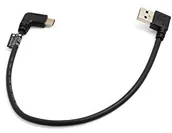 Kable USB - System-S System-S USB-C kabel 30 cm USB 3.1 typ C wtyczka 90 stopni kątowy do USB A 3.0 90 stopni wtyczka kątowa USB-C Kabel_30cm - miniaturka - grafika 1