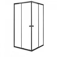 Kabiny prysznicowe - Novoterm Kabina natryskowa Olga Sq Black kwadrat 90 cm - miniaturka - grafika 1
