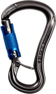 Sprzęt wspinaczkowy - Ocun Condor HMS Triple Karabinek, antracite/blue 2021 Karabinki zakręcane 03550-anthracite/blue - miniaturka - grafika 1