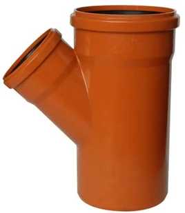 Trójnik Redukcyjny Kanalizacyjny 160x110 45' Zew - Rury - miniaturka - grafika 2