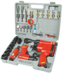 Bruder Mannesmann Brüder Mannesmann Zestaw narzędzi pneumatycznych, 33 elementy, 15033 - Pozostałe narzędzia ogrodowe - miniaturka - grafika 2