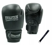 Rękawice bokserskie - Rękawice Bokserskie Evolution Skóra Naturalna 10oz - miniaturka - grafika 1