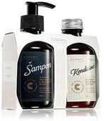 Zestawy kosmetyków męskich - Curapil Zestaw upominkowy na porost włosów dla mężczyzn 2 x 200 ml - miniaturka - grafika 1