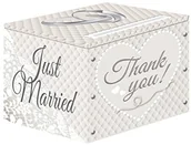 Wesele i ślub - Folat folat nowość zbiorcze-Box na ślub, białe, 1 sztuki - miniaturka - grafika 1