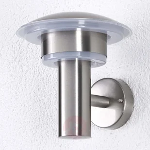 Lampenwelt Dekoracyjna zewn lampa ścienna LED LILLIEN, stal - Lampy ogrodowe - miniaturka - grafika 2