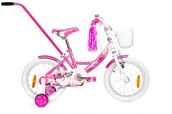 Rowery - Rock Kids LILLY 16 cali różowy 2020 - miniaturka - grafika 1