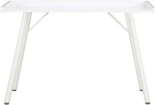 vidaXL vidaXL Biurko, białe, 90 x 50 x 79 cm - Biurka - miniaturka - grafika 2