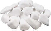 Akcesoria kominkowe - Kamienie ozdobne do bio kominków białe 2kg - miniaturka - grafika 1