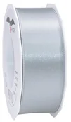 Pasmanteria - Unbekannt C.E. Pattberg SATIN srebrna, 25 m satynowa wstążka do pakowania prezentów, szerokość 40 mm, taśma prezentowa do dekoracji i majsterkowania, taśma dekoracyjna do prezentów, na każdą okazję 7184025-624 - miniaturka - grafika 1