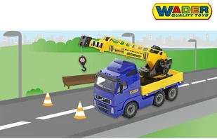 Wader Quality Toys QT Dźwig 3 kolory - Samochody i pojazdy dla dzieci - miniaturka - grafika 8
