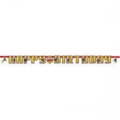 Urodziny dziecka - Amscan Baner z motywem Strazak Sam 2017 180x15cm 9902180 - miniaturka - grafika 1