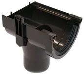 Rynny i akcesoria - Scala Plastics Lej spustowy PRAWY G 125 - miniaturka - grafika 1