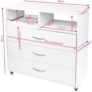 ACTIVESHOP Pomocnik Unit Podologiczny Y-200 Biały 10003_131179 - Meble kosmetyczne - miniaturka - grafika 6