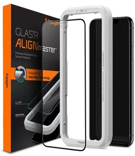 Spigen Szkło do etui Glas.tR Slim FC AM iPhone 11 Pro Max, Xs Max, czarne 8809671018312 - Szkła hartowane na telefon - miniaturka - grafika 2