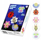 Prace ręczne dla dzieci - Koraliki do prasowania Świecące La Manuli 5 Wzorów - miniaturka - grafika 1