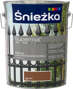 Śnieżka Emalia do metalu CHLOROKAUCZUKOWA SUPERMAL - Emalie - miniaturka - grafika 11