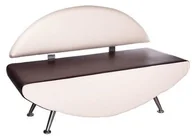 Inne meble biurowe - Beauty System Kanapa do poczekalni Carini BD-6710 krem-brąz BD-6710/143-027 - miniaturka - grafika 1