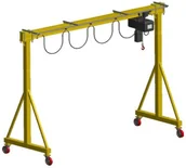 Wciągarki - Vidaxl 339 DOSTAWA GRATIS! 33966201 bramowa skręcana miproCrane DELTA 300 wciągnik łańcuchowy elektryczny zintegrowany z wózkiem + kaseta sterująca udźwig 500 kg rozpiętość 4000 mm wysokość podno 66201-uniw - miniaturka - grafika 1