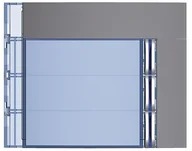 Pozostałe oświetlenie - Legrand Osłona frontu Ruf tast moduł 3 tast połączeń telefonicznych., allstreet 352033 352033 - miniaturka - grafika 1